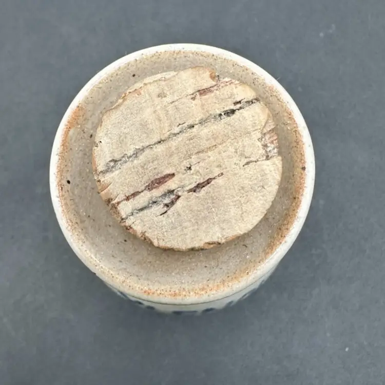 Pottery “Tylenol” Cork Stopper Medicine Bottle, 4.25”T, Unsigned