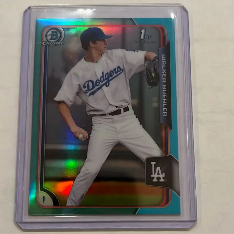 2015 Bowman Chrome Walker Buehler 1st Teal Refractor