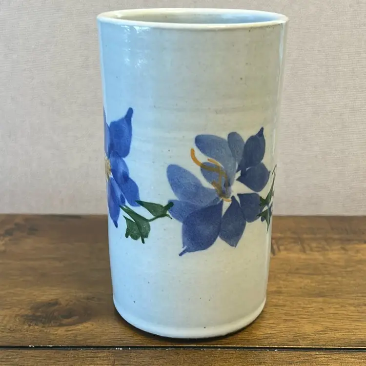 Pottery Vase With Flowers
