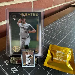 Paul Skenes - 2024 Topps Update Super Box Pin & RC - Pittsburgh Pirates