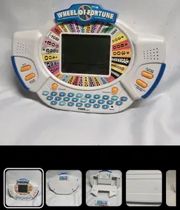 Wheel of Fortune Handheld Game 1998 Tiger Electronics & Cartridge
