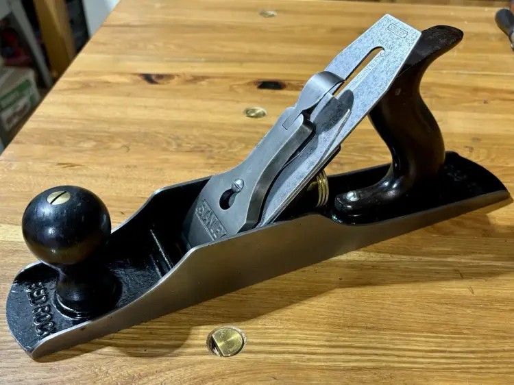 Antique Stanley Bedrock No. 605 Corrugated Type 7 Flat Top Sweetheart Jack Plane