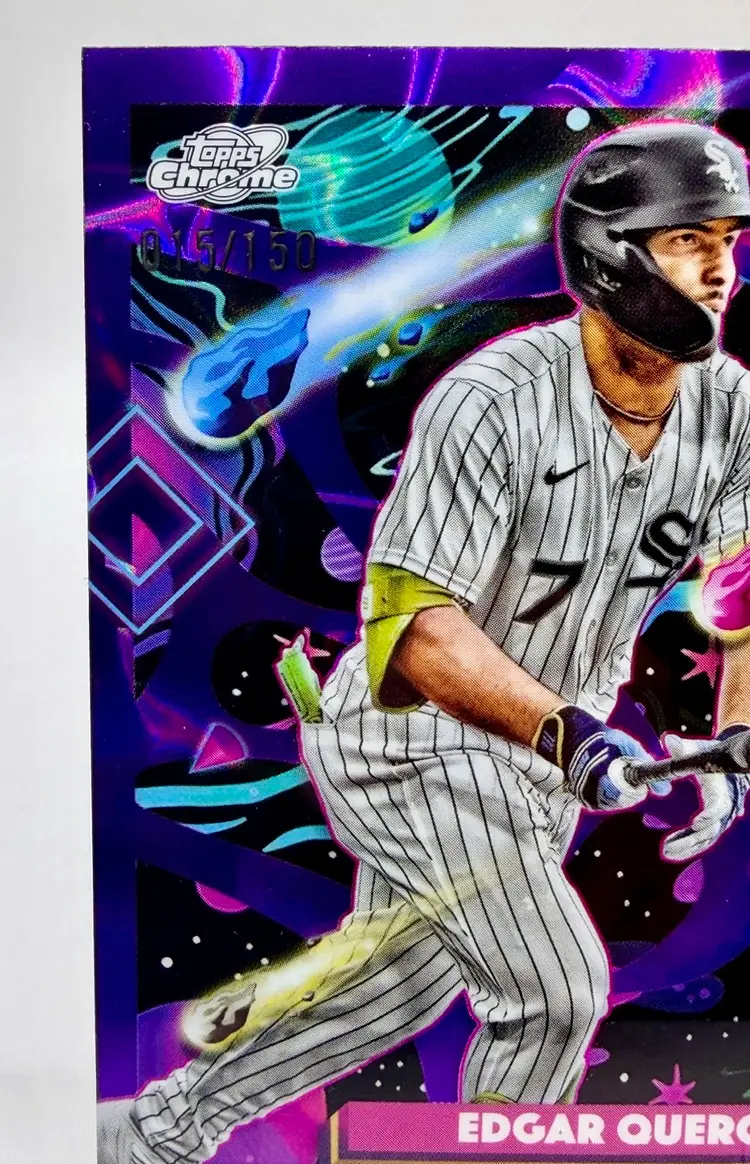 Edgar Quero 2025 Topps Cosmic Chrome #126 Rookie Purple Nebula Refractor /150 RC