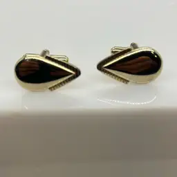 Vintage Tear Drop or BulletBack  Cuff Links