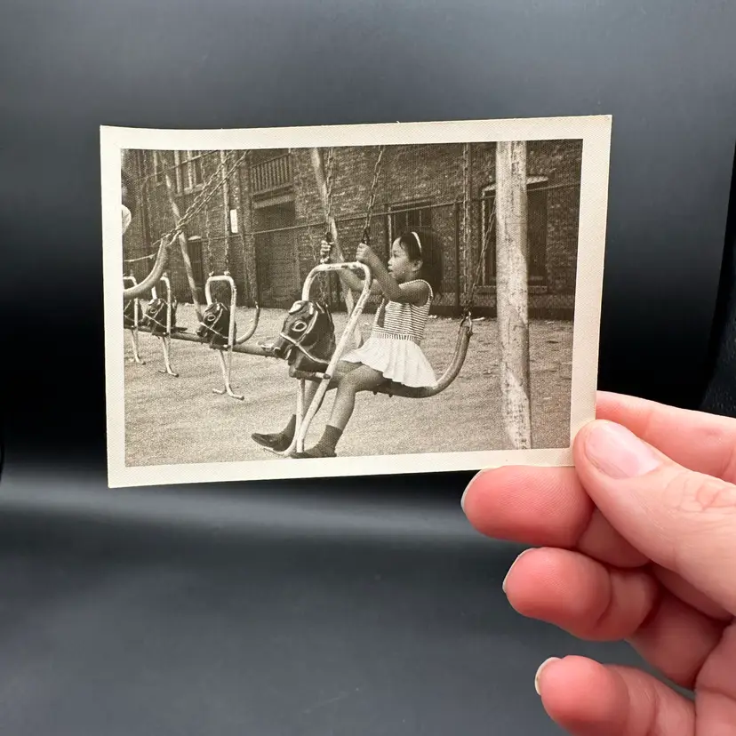 “Childhood Memories” Vintage Black & White Photograph