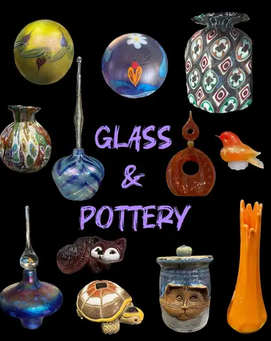 Curated Glass and Pottery Sale!