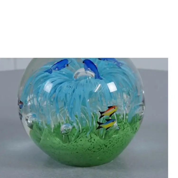 Paperweight Globe Large Maritime 1970s