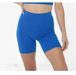 American Apparel Blue Biker Shorts. 40 Pieces. NEW $1/each.
