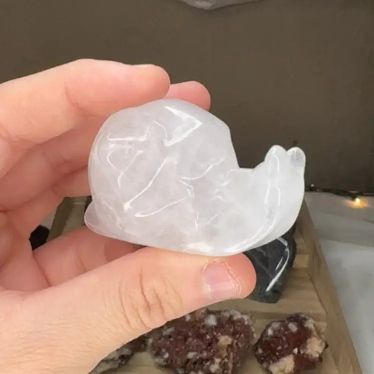 Clear Quartz Snail