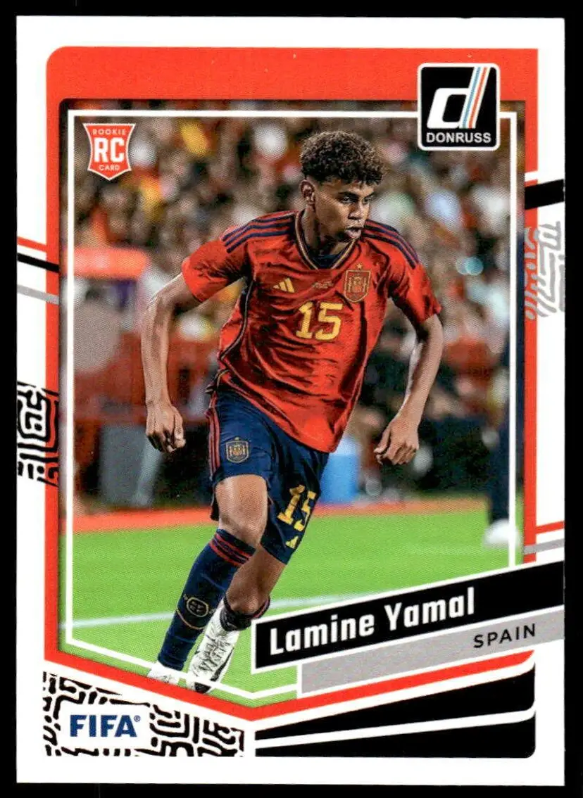 2023 Donruss Lamine Yamal Spain Rookie Card