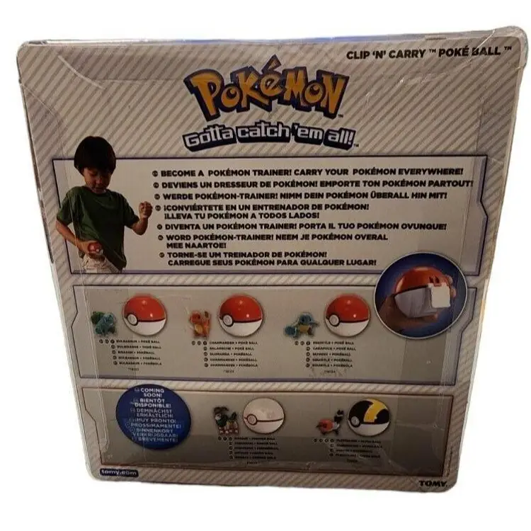 ERROR Pokemon XY Bulbasaur Clip 'n Carry Poke Ball Tomy 2013 in a  CHARMANDER