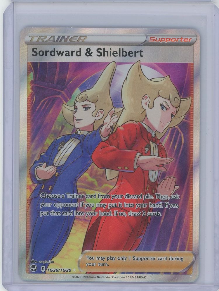 Pokémon Sword & Shield Silver Tempest Sordward & Shielbert FA TG28/TG30