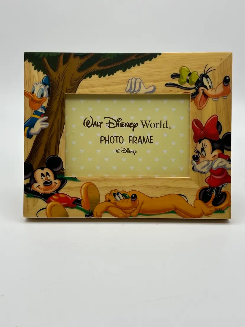 NWT Disney Mickey Mouse Donald Duck Minnie Photo Frame For 3x5 Photo