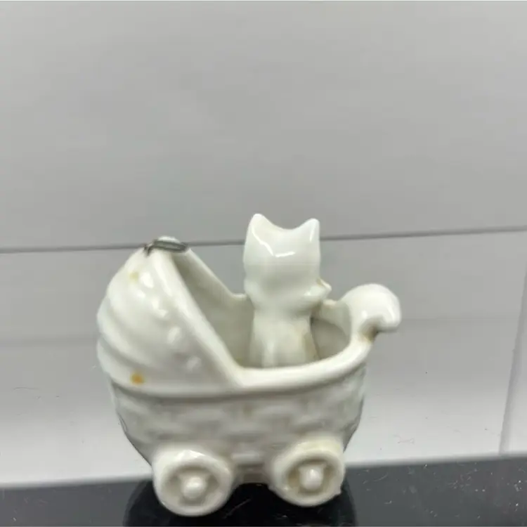 Antique Cat In Buggy