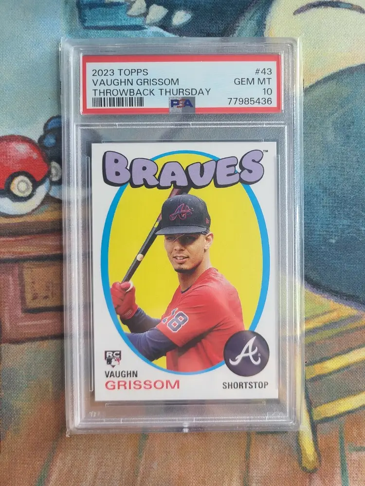 Vaughn Grissom, 2023 Topps Throwback Thursday, #43, PSA 10 Gem Mint