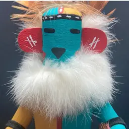Kachina Doll Silent Warrior 1994 Signed By MAR