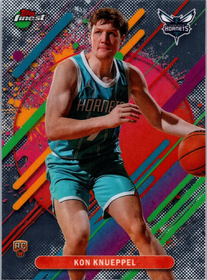 2025-26 Topps Finest Kon Knueppel #204 Rare RC Hornets