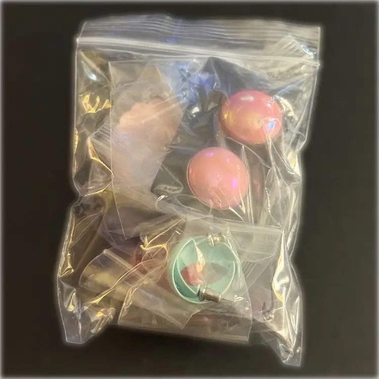 Lot C Mixed (Vintage To Contemporary) Colorful Pierced Earrings