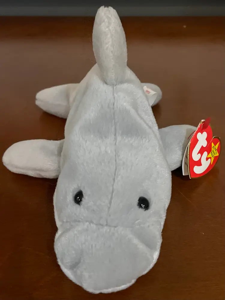 Flash the Dolphin  (1993) - 4th Generation Ty Beanie Baby -  Sold As-Is