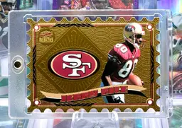 Jerry Rice 1997 Pacific AIR MAIL Gold Die Cut Insert SSP San Francisco 49ers