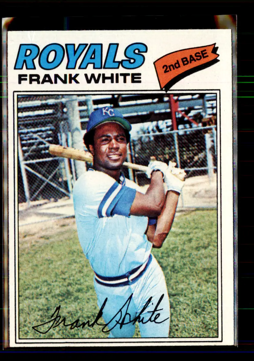 Frank White 1977 Topps #117 - (144) - Kansas City Royals
