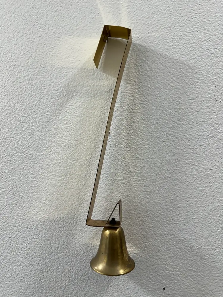 Vintage Solid Brass Bell Wreath Hangar Door Hook India