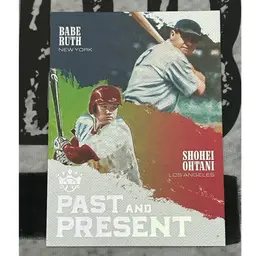 2018 Diamond Kings Past And Present Shohei Ohtani And Babe Ruth