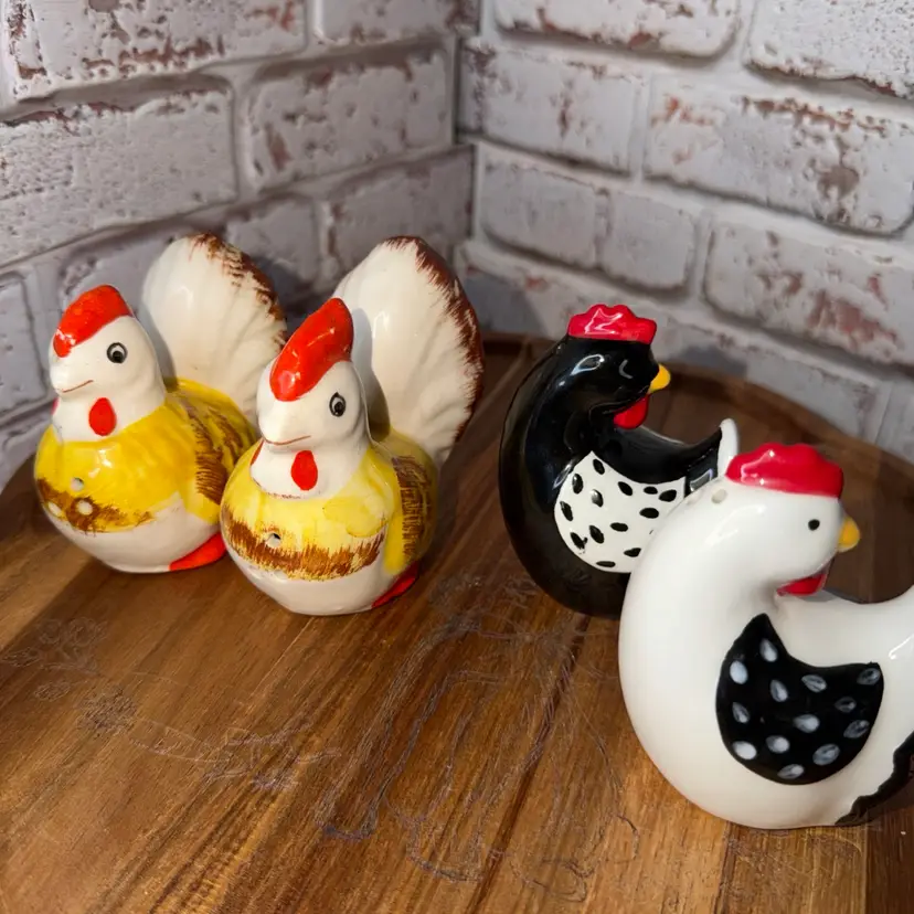 Shalt And Pepper Shakers Chicken & Turkey