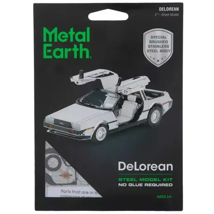 Fascinations Metal Earth DeLorean Air Model Kit Steel Model MMS181