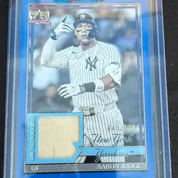 2026 Troops Series 1 Aaron Judge 1991 Bat Relic Blue /150