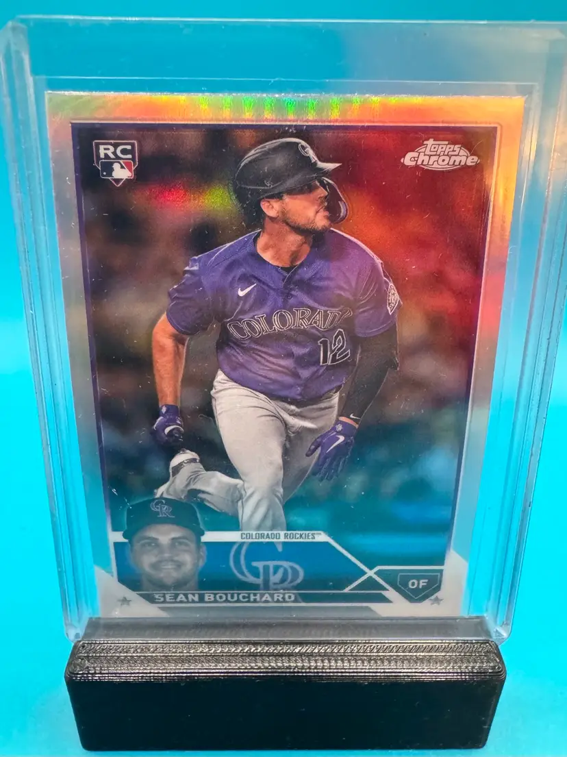 Sean Bouchard Topps Chrome Refractor RC Colorado Rockies