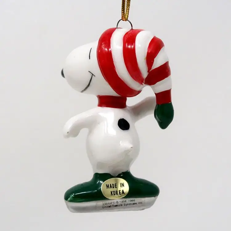 Snoopy Ice Skating Christmas Ornament  - Peanuts