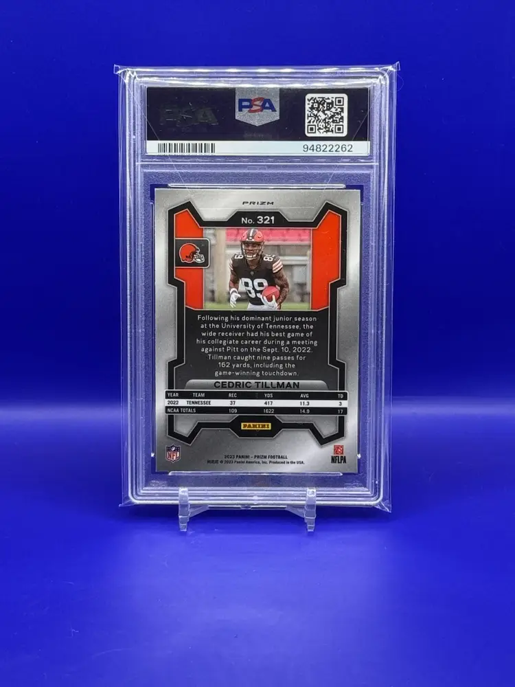 Cedric Tillman Purple Pulsar Psa 9