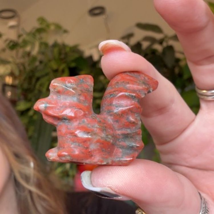 Red Jasper Squirrel