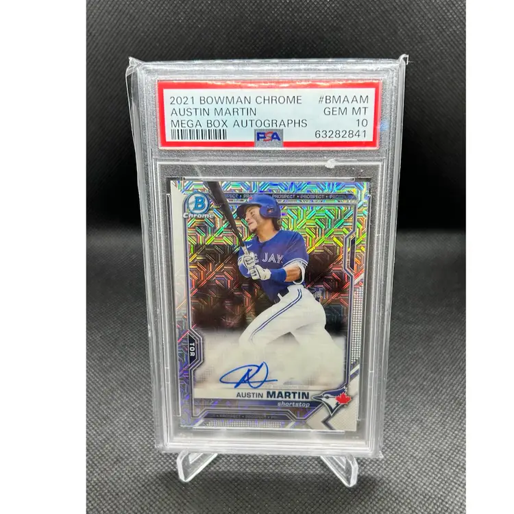 2021 Bowman Chrome Mega Auto Austin Martin PSA 10