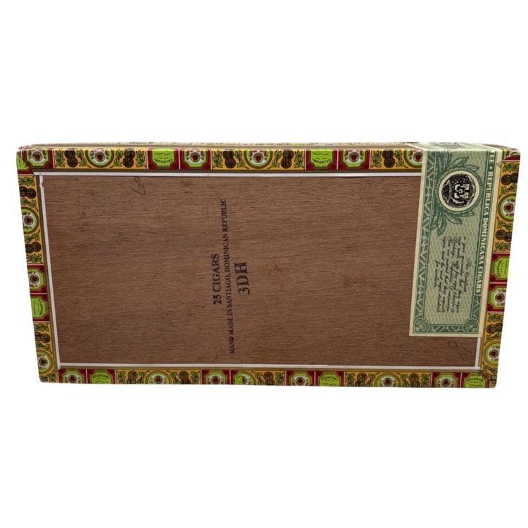 Vintage MACANUDO MONTEGO Y CIA Empty Cigar Wooden Box Dominican Republic