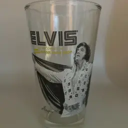 Elvis Drinking Glass