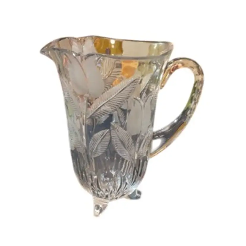 5th Ave 24% Lead Crystal Glass Pitcher