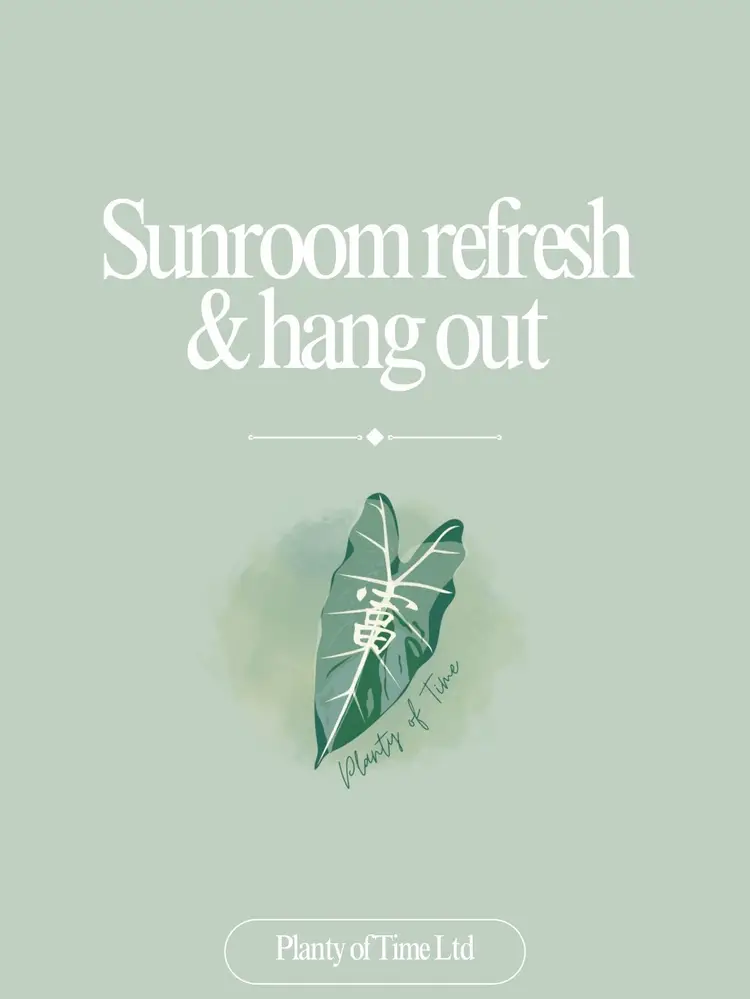 Sunday Sunroom Refresh