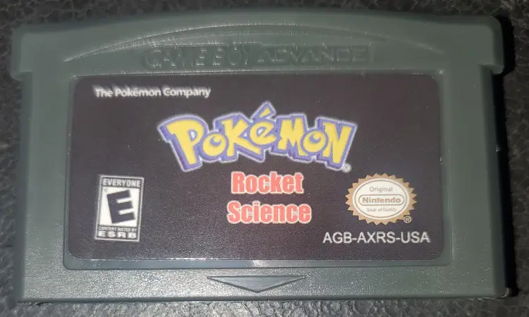 Pokemon Rocket Science GBA ROM Hack Video Game Cartridge Gameboy Advance