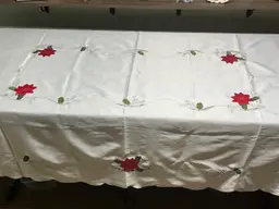 Vintage Christmas Tablecloth