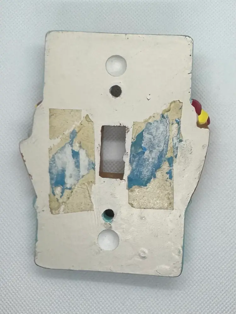 Colorful Vintage “ Rainbow Mountain” Noah's Ark Light Switch Cover