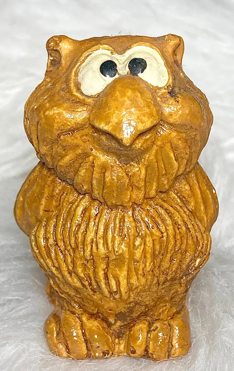 Rare Owl Figurine Wallace Berrie 1974 Vintage 1 3/4”
