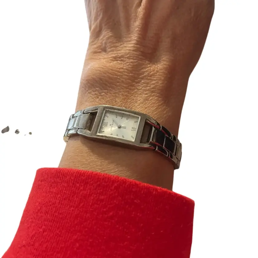 Vintage Ann Klein Silver Tone Watch