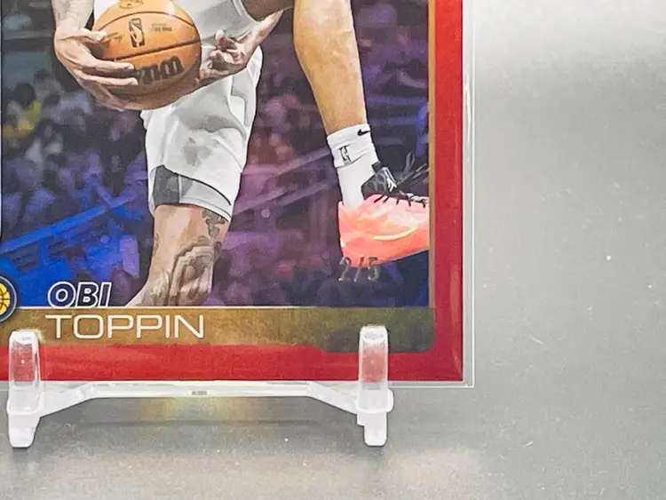 OBI TOPPIN 2025-26 Topps NBA True Red Holo Foil /5 - Indiana Pacers