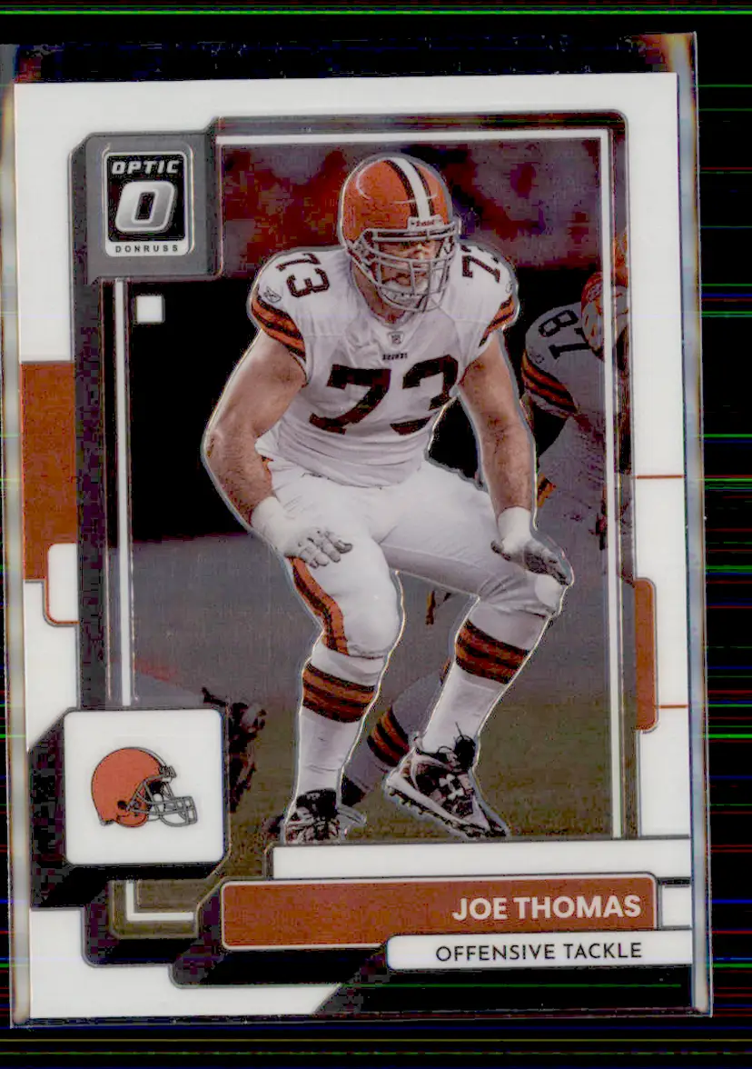 Joe Thomas 2022 Donruss Optic #50 - Cleveland Browns - (130-99)