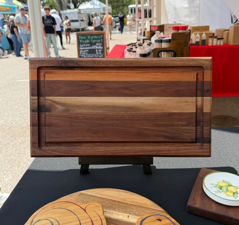 Walnut and Cherry Cutting Board
