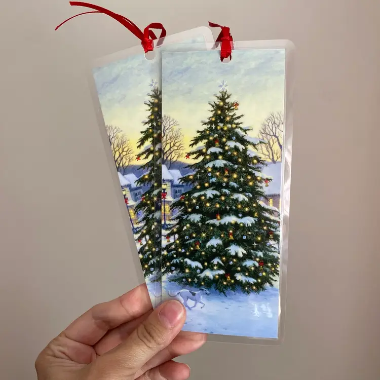 Christmas Card Bookmark