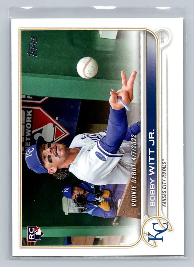 BOBBY WITT JR 2022 Topps Update Series RC Kansas City Royals A1524