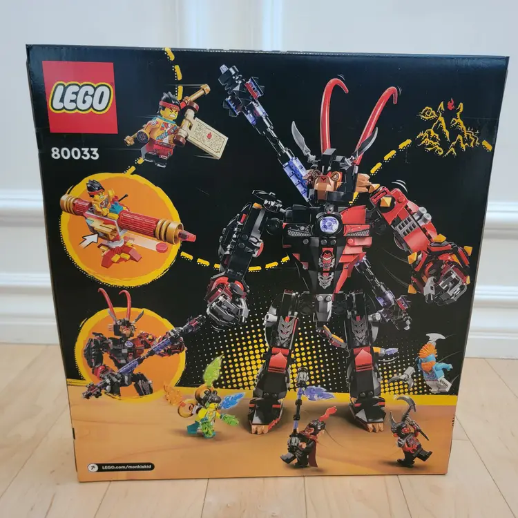 Lego Monkie Kid 80033 - Evil Macaque's Mech, New & Sealed